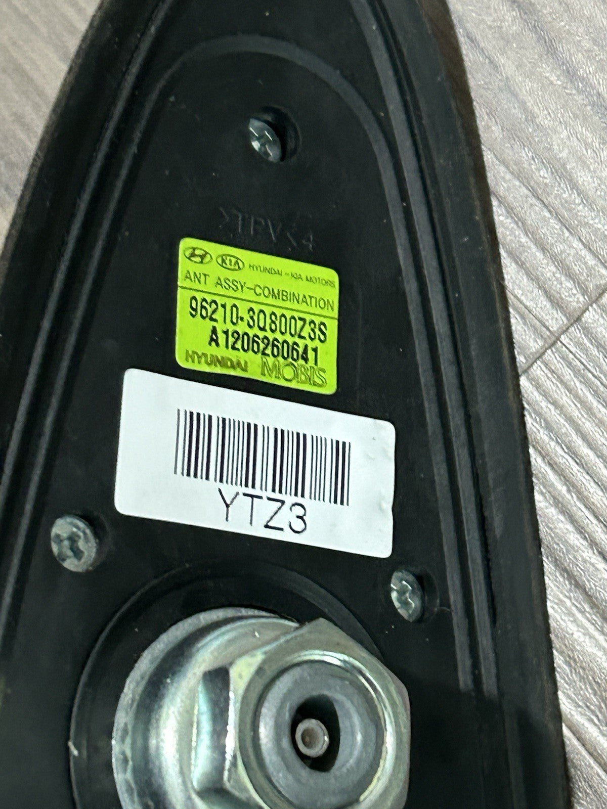 13-14 HYUNDAI SONATA Antenna 96210-3Q800-Z3S Blue Grey Metallic Paint CodeZ3 Z3S