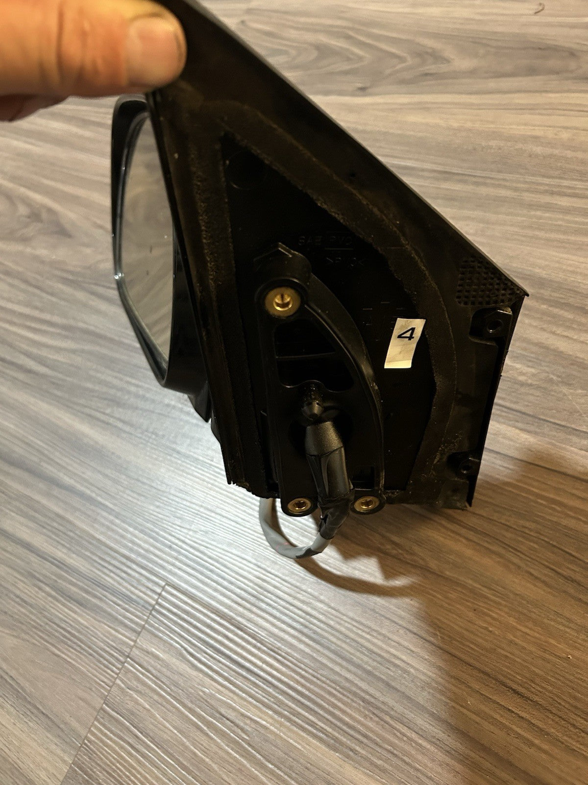 2004-09 Lexus RX330 RX350 RX400H POWER DOOR MIRROR Drivers Side Black 202