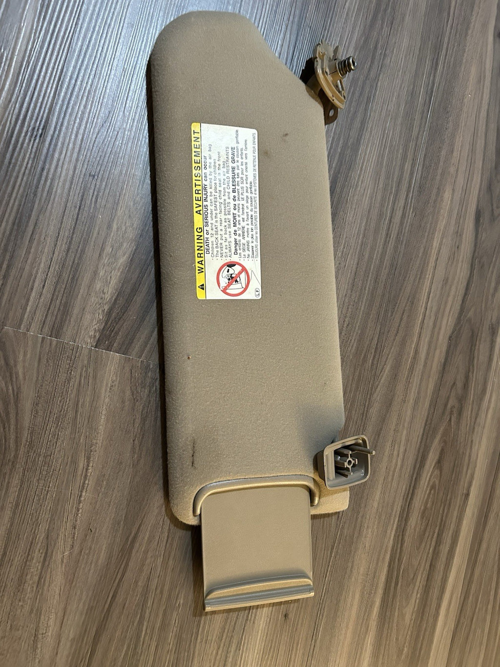 2000-2006 Toyota Tundra Sequoia DRIVER PASSENGER Left Right Sun Visor  OEM Beige