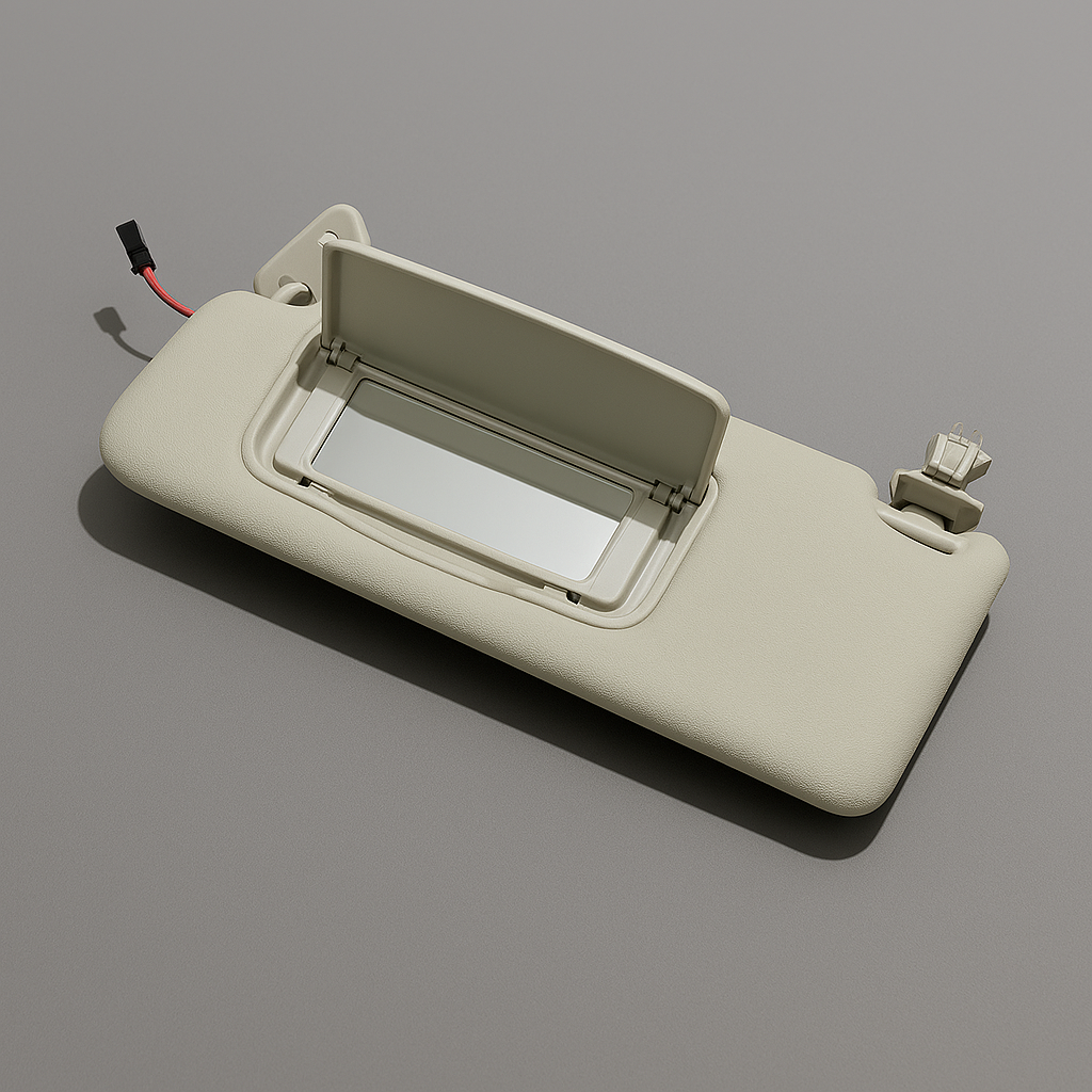 2010 2011 2012 VOLVO XC60 SUN VISOR DRIVER LEFT SIDE TAN 30653404 OEM 11-13