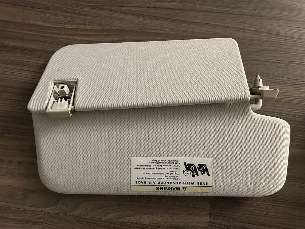 Sun Visor Set 2003-2009 Mercedes E320 E350 E500 E550 E55 E63 AMG Light Gray OEM