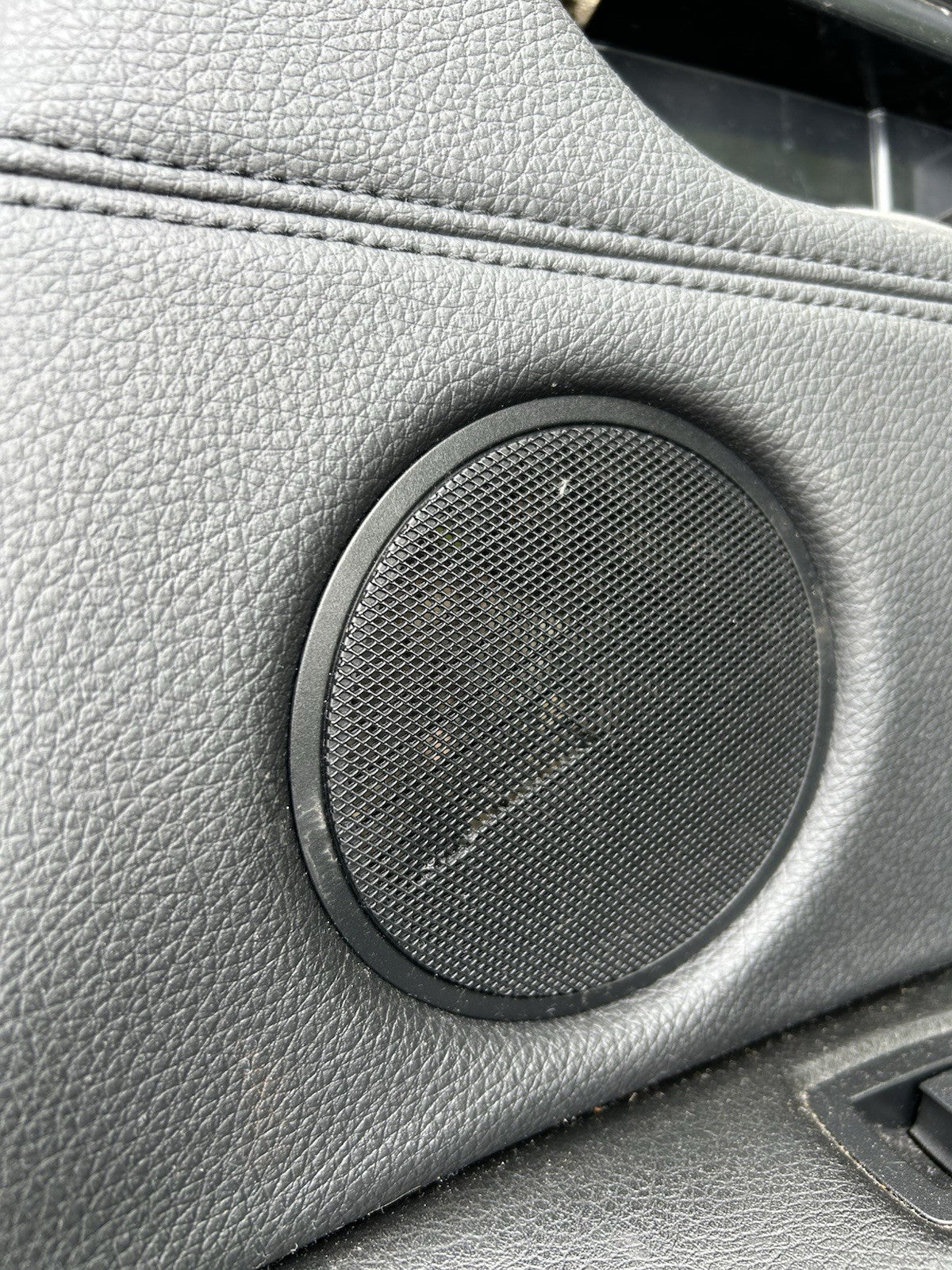 ⭐ 14-18 Bmw F15 X5 Rear Right Passenger Door Card Panel Trim Cover Black Oem