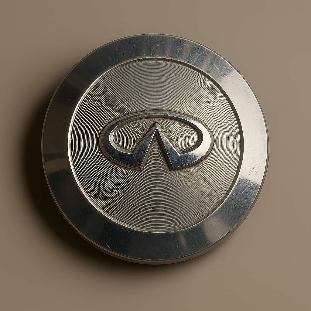 Infiniti QX56 center cap, chrome, 2004-2007 part number 40315 7S510 03