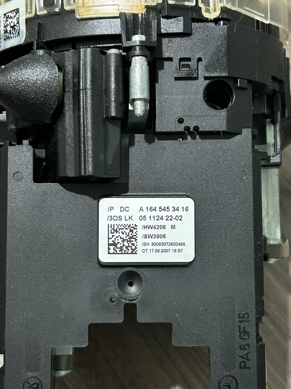 06-13 MERCEDES GL W164 X164 w251 MERCEDES GL450 STEERING COLUMN SWITCH OEM