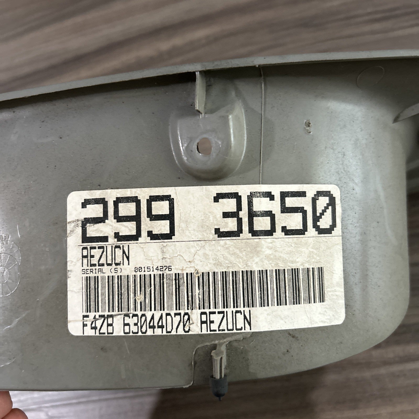 1999-2004 Ford Mustang Speedometer Gauge Cluster Trim Bezel Gray OEM