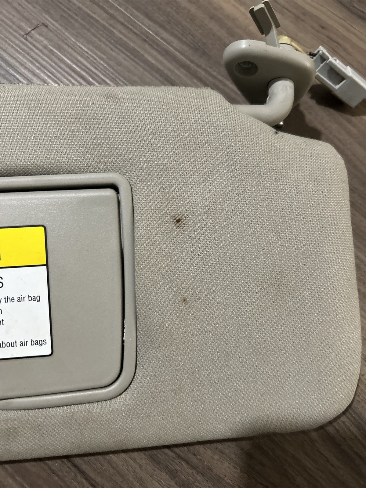 2007-2012 Acura RDX Sun Visor driver & passenger set (taupe / light gray)