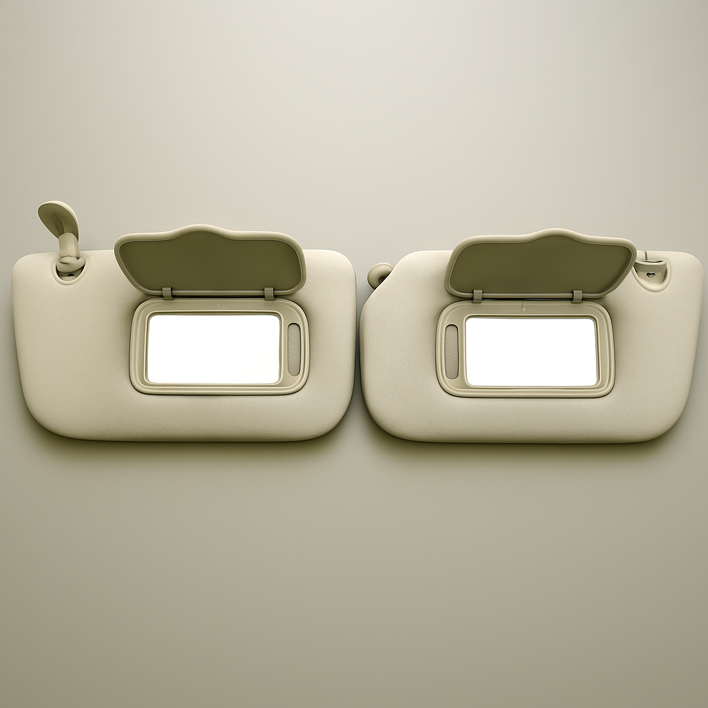 08-16 Dodge Grand Caravan / Chrysler Town Country Sun Visor Homelink Gray OEM