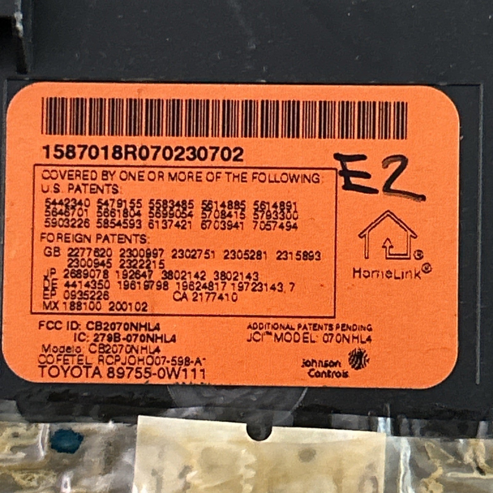 2013-2015  LEXUS RX350 RX450h OVERHEAD CONSOLE DOME LIGHT OEM