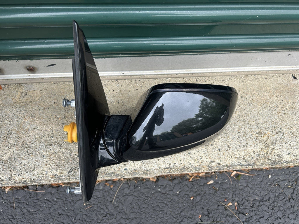Fits 14 - 18 BMW X5 F15 LH Driver Power Door Mirror Heated w Memory Black=475M