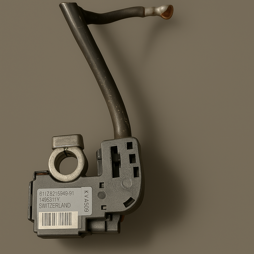 BMW E60 E61 E70 E71 NEGATIVE BATTERY GROUND CABLE BLACK WIRE OEM 6112 921594901