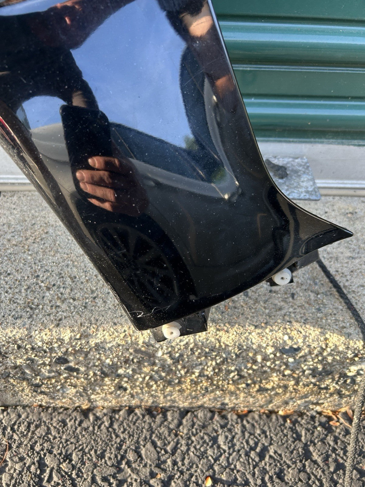 03-09 LEXUS GX470 LEFT DRIVER FRONT FENDER FLARE BLACK 202