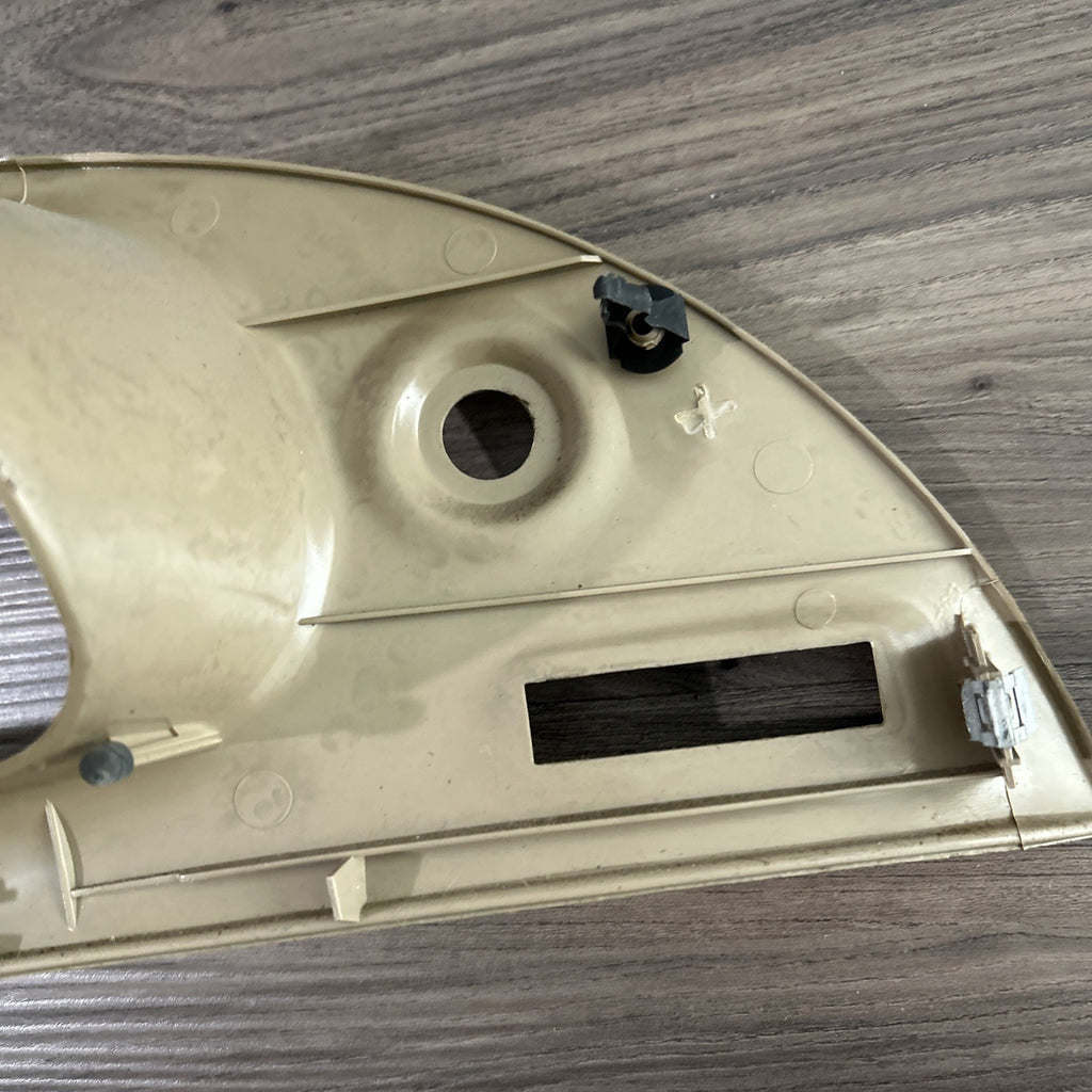 1999-2004 Ford Mustang Speedometer Gauge Cluster Trim Bezel Beige OEM