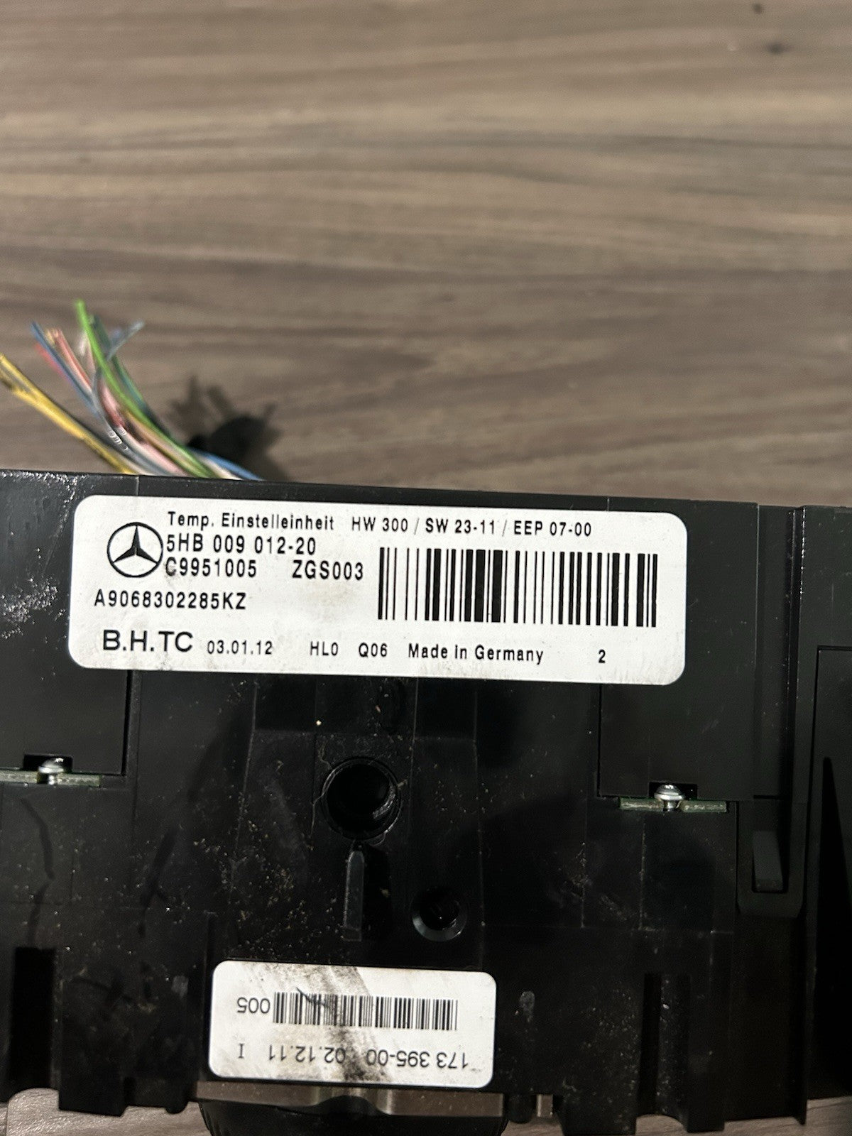 2010-2018 Mercedes Dodge Sprinter AC Heat Temperature  Climate Control