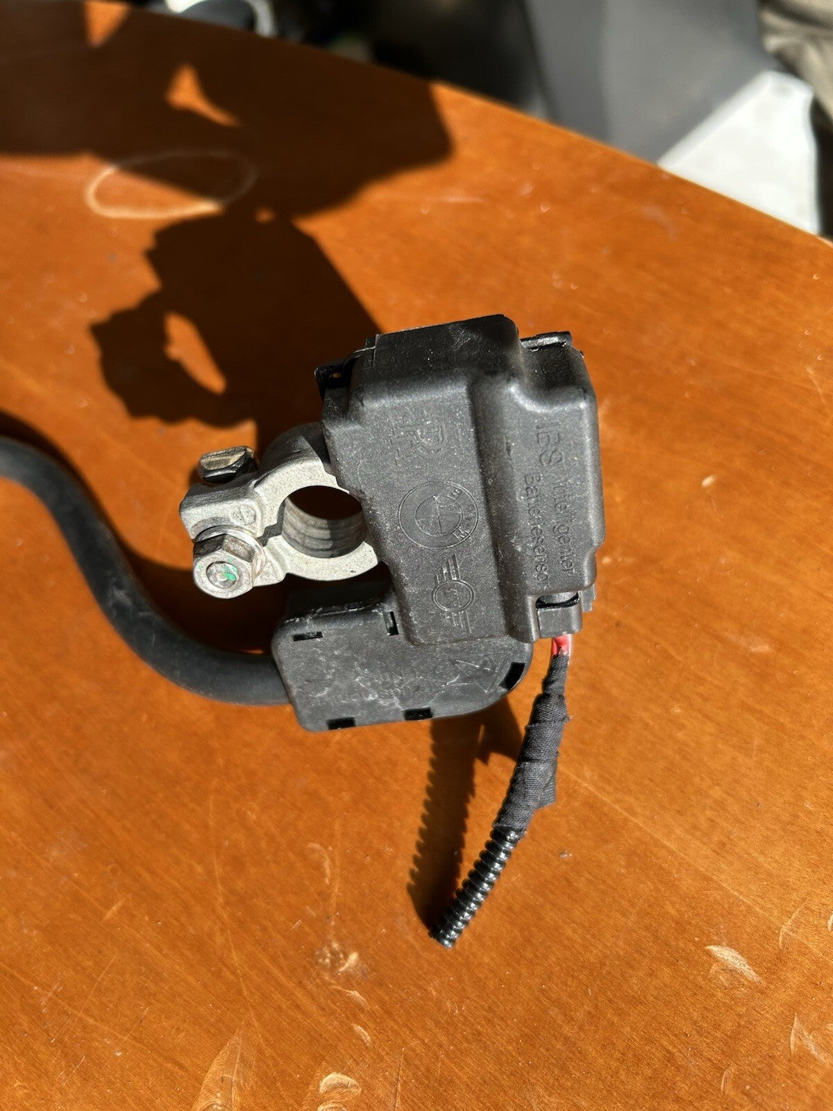 BMW E60 E61 E70 E71 NEGATIVE BATTERY GROUND CABLE BLACK WIRE OEM 6112 921594901