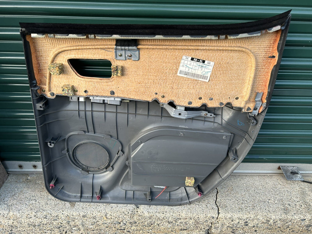 2001-2007 TOYOTA TUNDRA REAR LEFT DRIVER SIDE DOOR PANEL TRIM Gray OEM