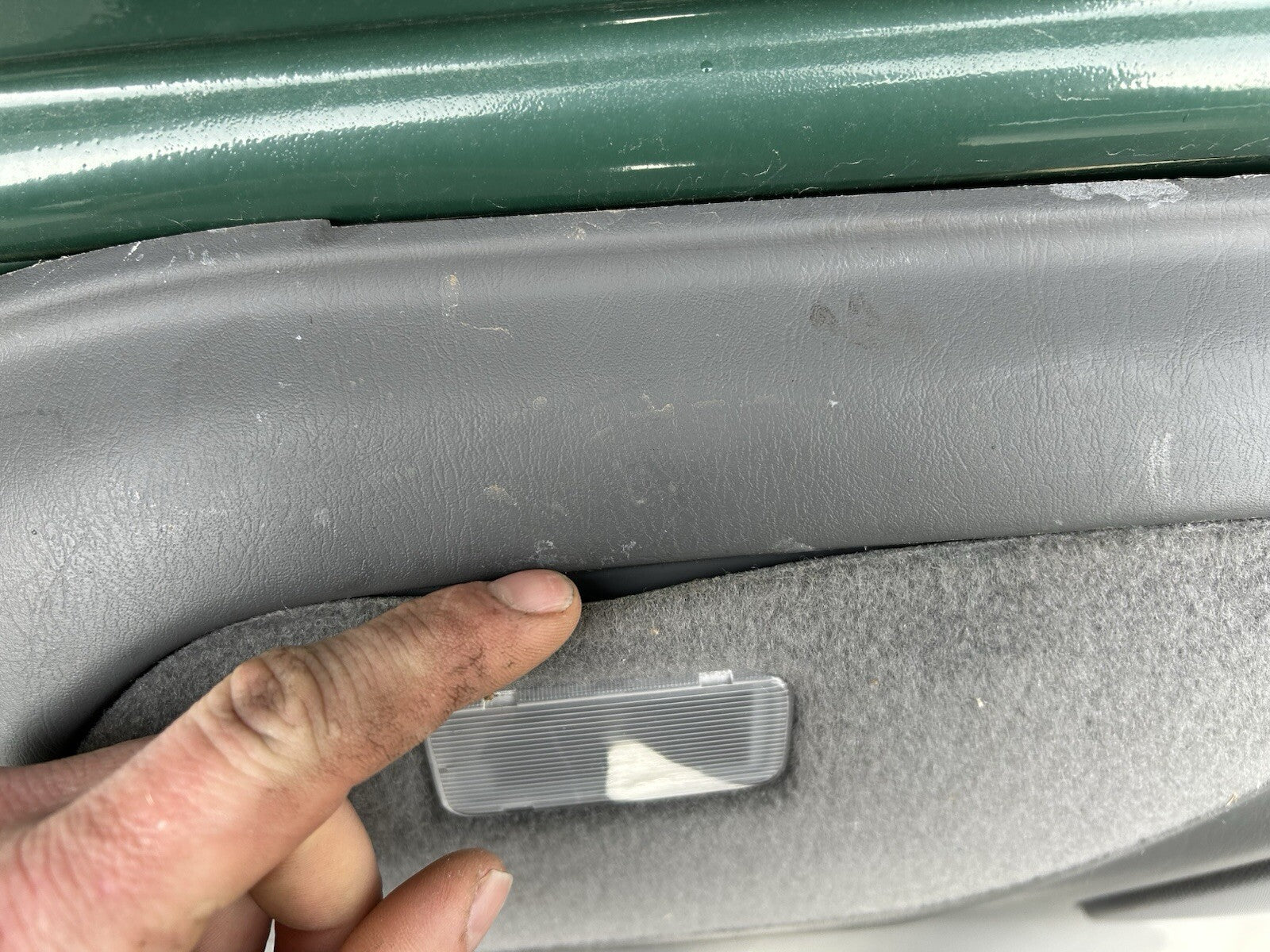 2001-2007 TOYOTA Tundra REAR Right Passenger SIDE DOOR PANEL TRIM Gray OEM