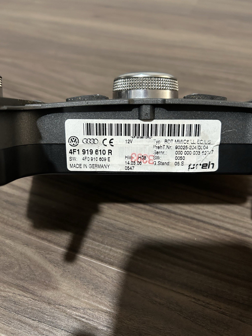 2005-2011 Audi A6 Console Navigation Radio Interface Control Switch Panel OEM