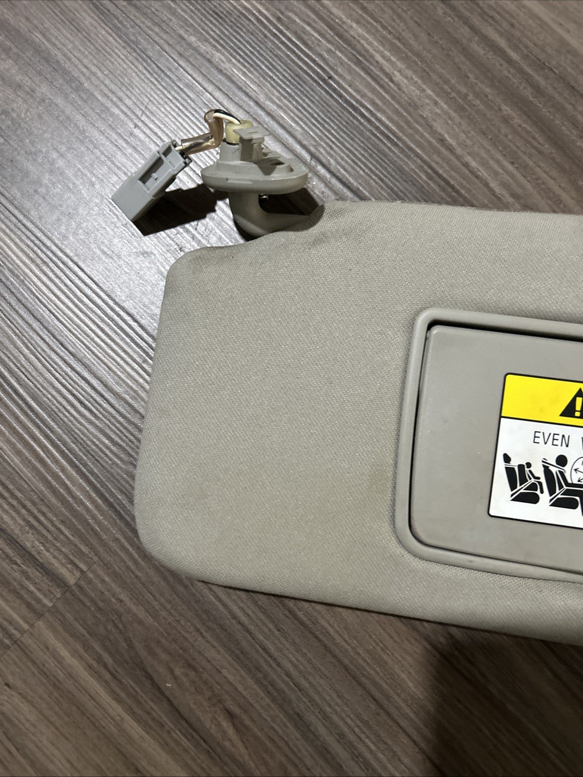 2007-2012 Acura RDX Sun Visor driver & passenger set (taupe / light gray)