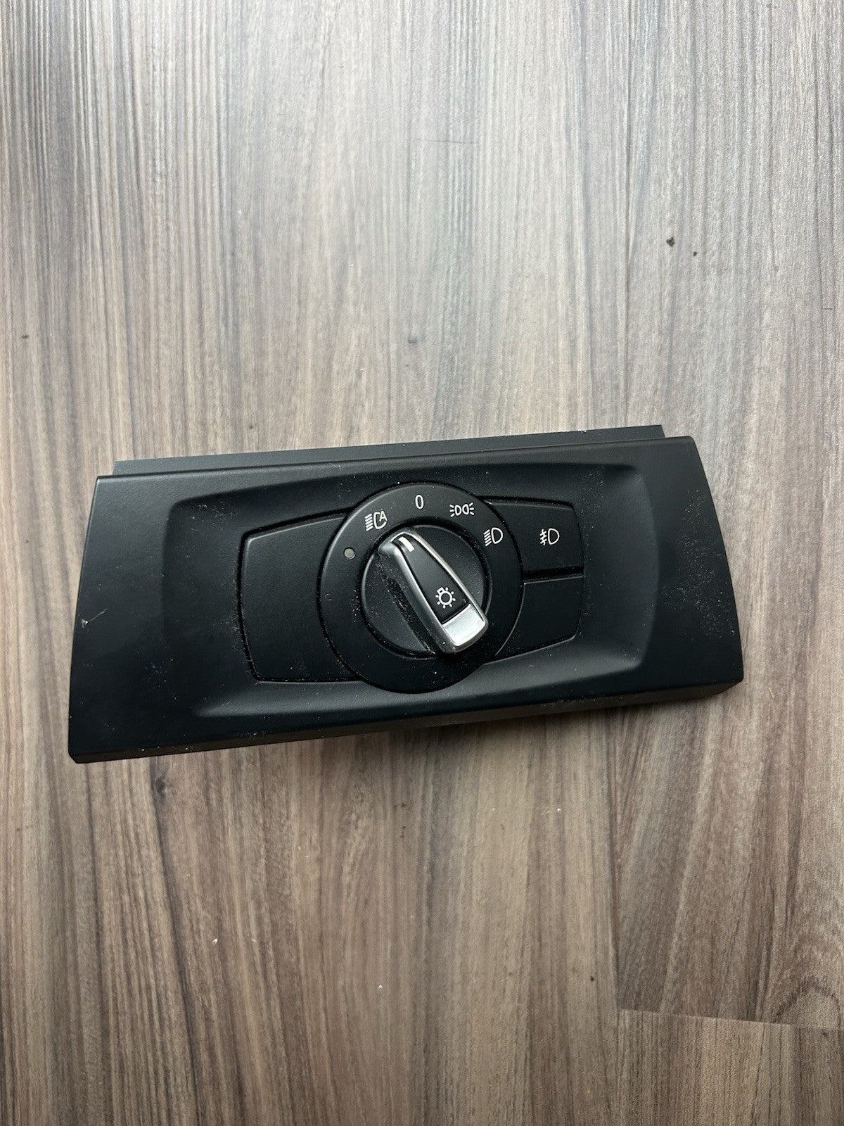 08-11 OEM BMW E82 E88 E90 E91 Headlight Switch Control Panel Light Module BLACK