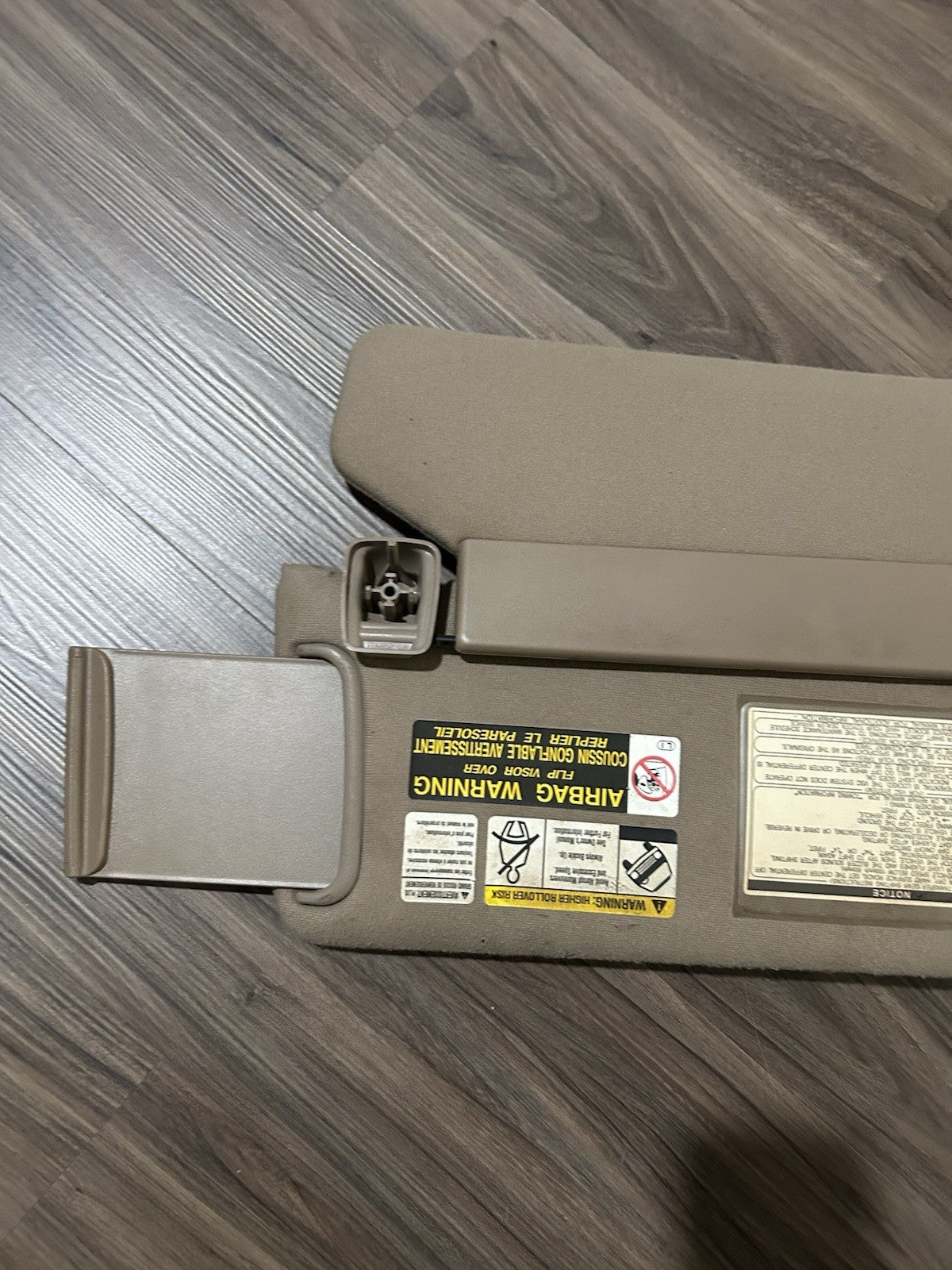 2000-2006 Toyota Tundra Sequoia DRIVER PASSENGER Left Right Sun Visor  OEM TAN