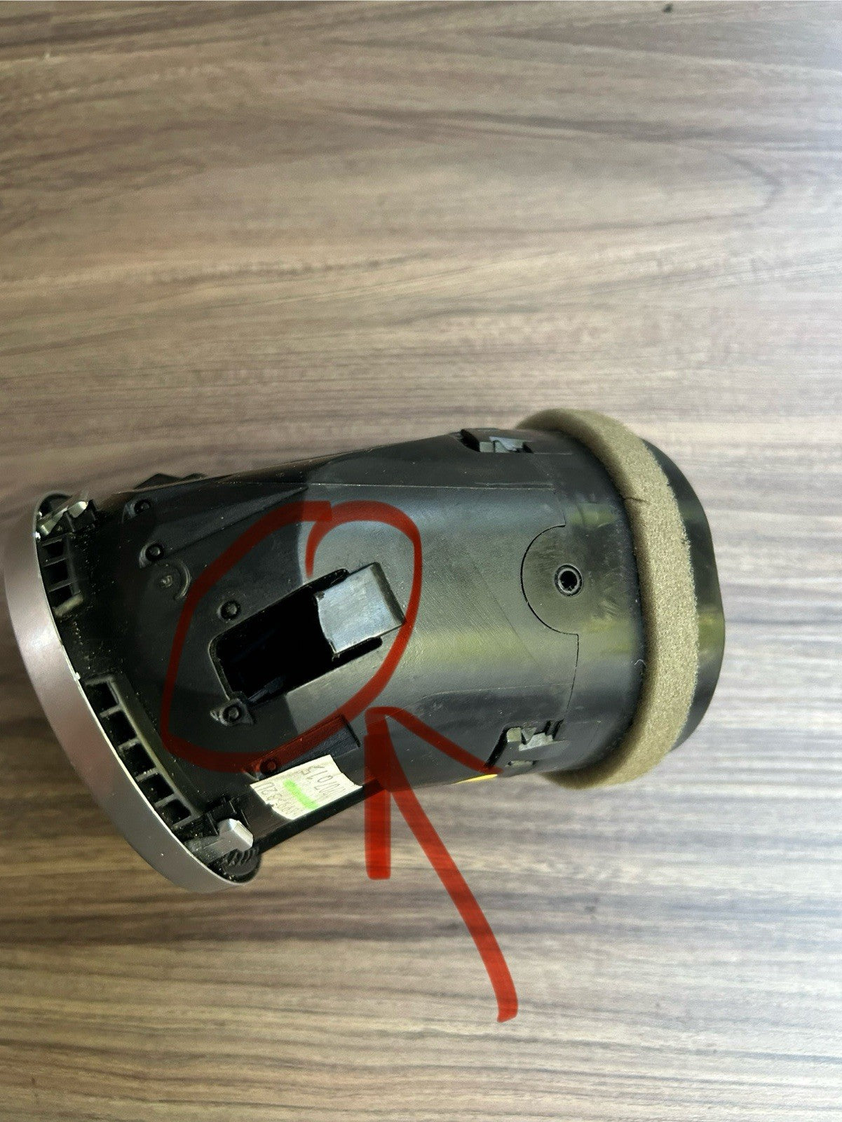 06-12 Mercedes GL450 ML350 X164 W164 Front Left Dash AC Air Vent Black OEM