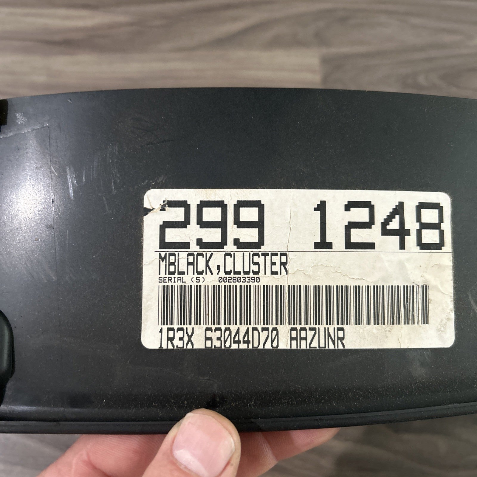 1999-2004 Ford Mustang Speedometer Gauge Cluster Trim Bezel Black OEM