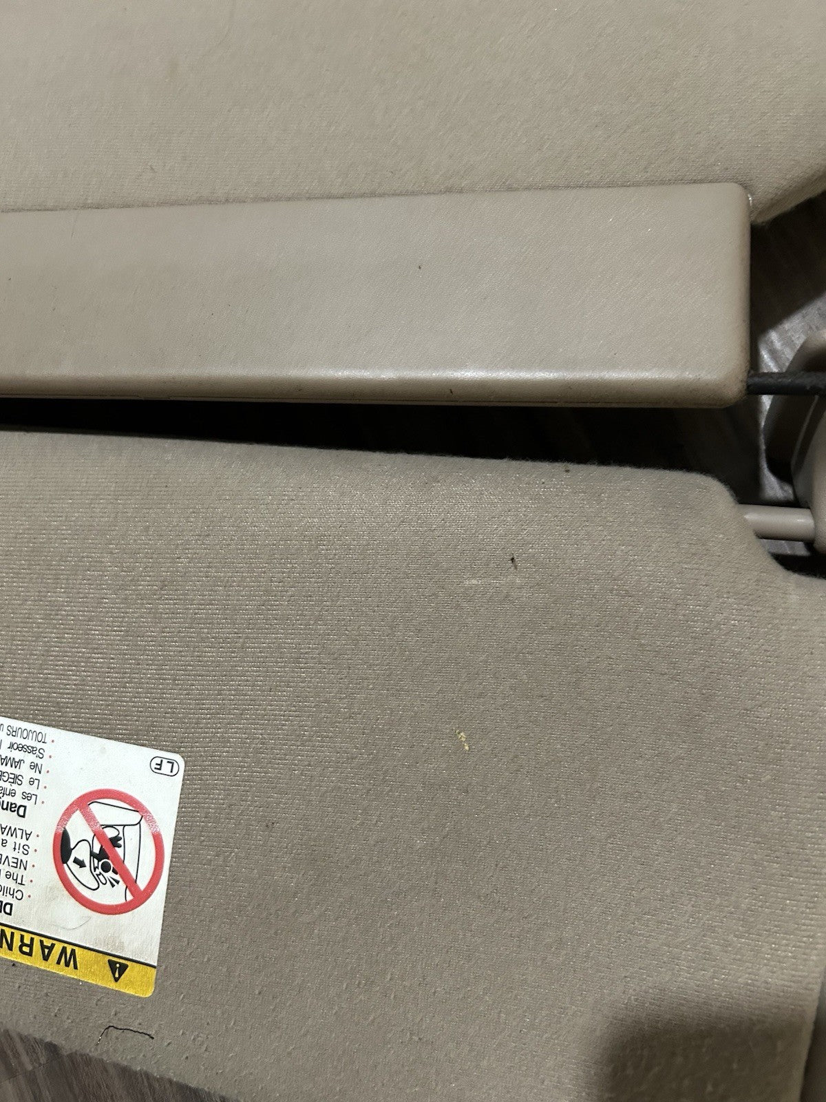 2000-2006 Toyota Tundra Sequoia DRIVER PASSENGER Left Right Sun Visor  OEM TAN