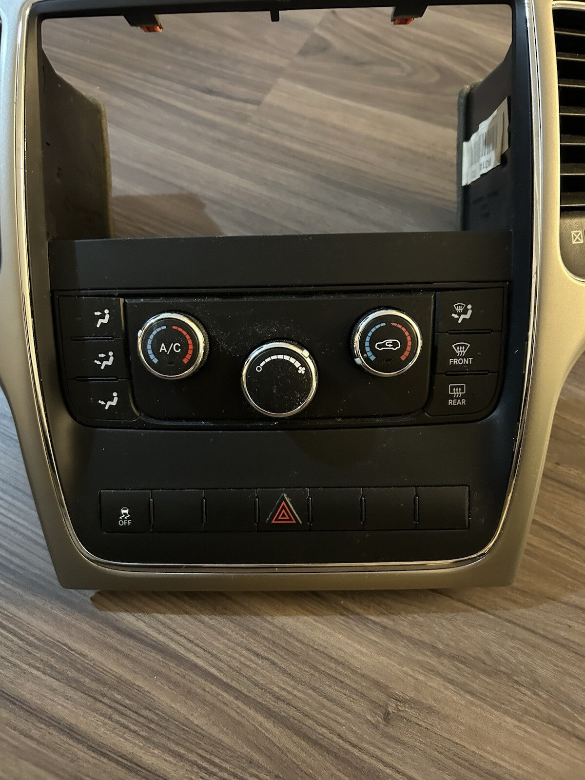 11-13 Jeep Grand Cherokee Durango Dash Radio Climate AC Heater Control Bezel OEM