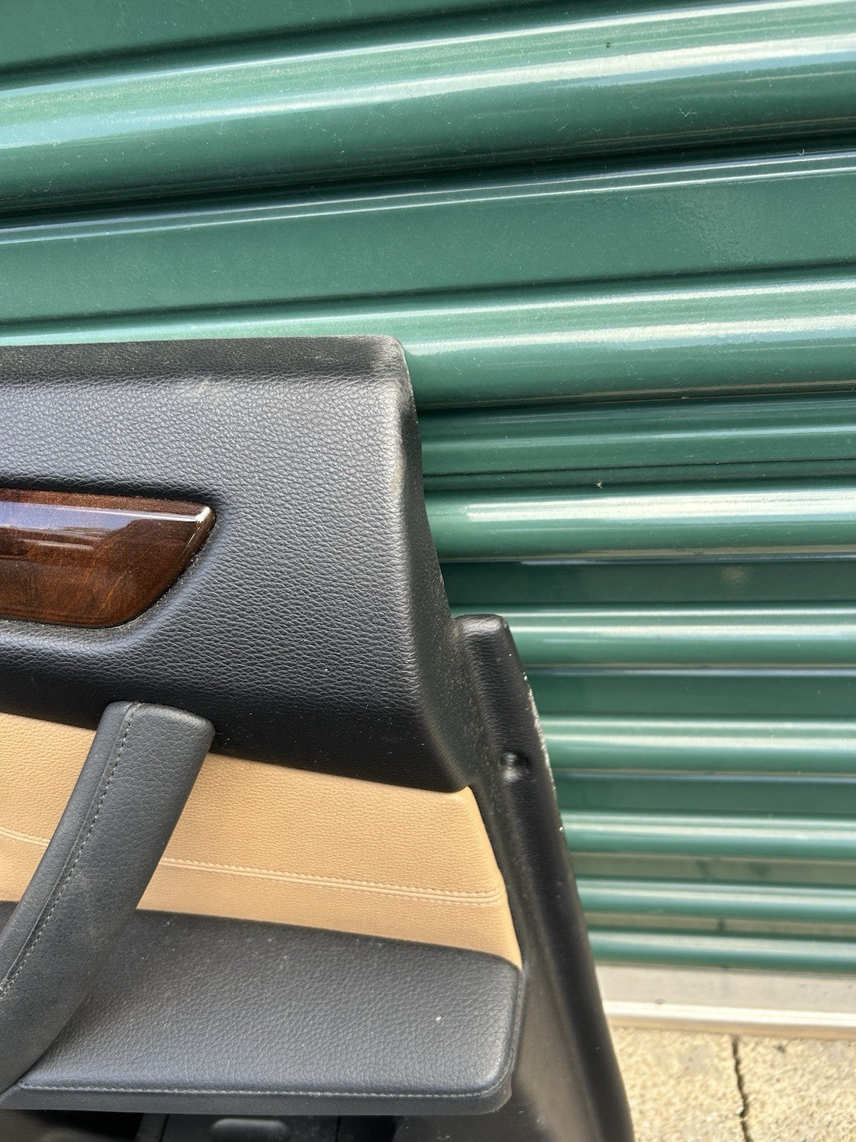 BMW E60/E61 5-Series Rear Left Door Panel Dakota Naturbraun Black OEM