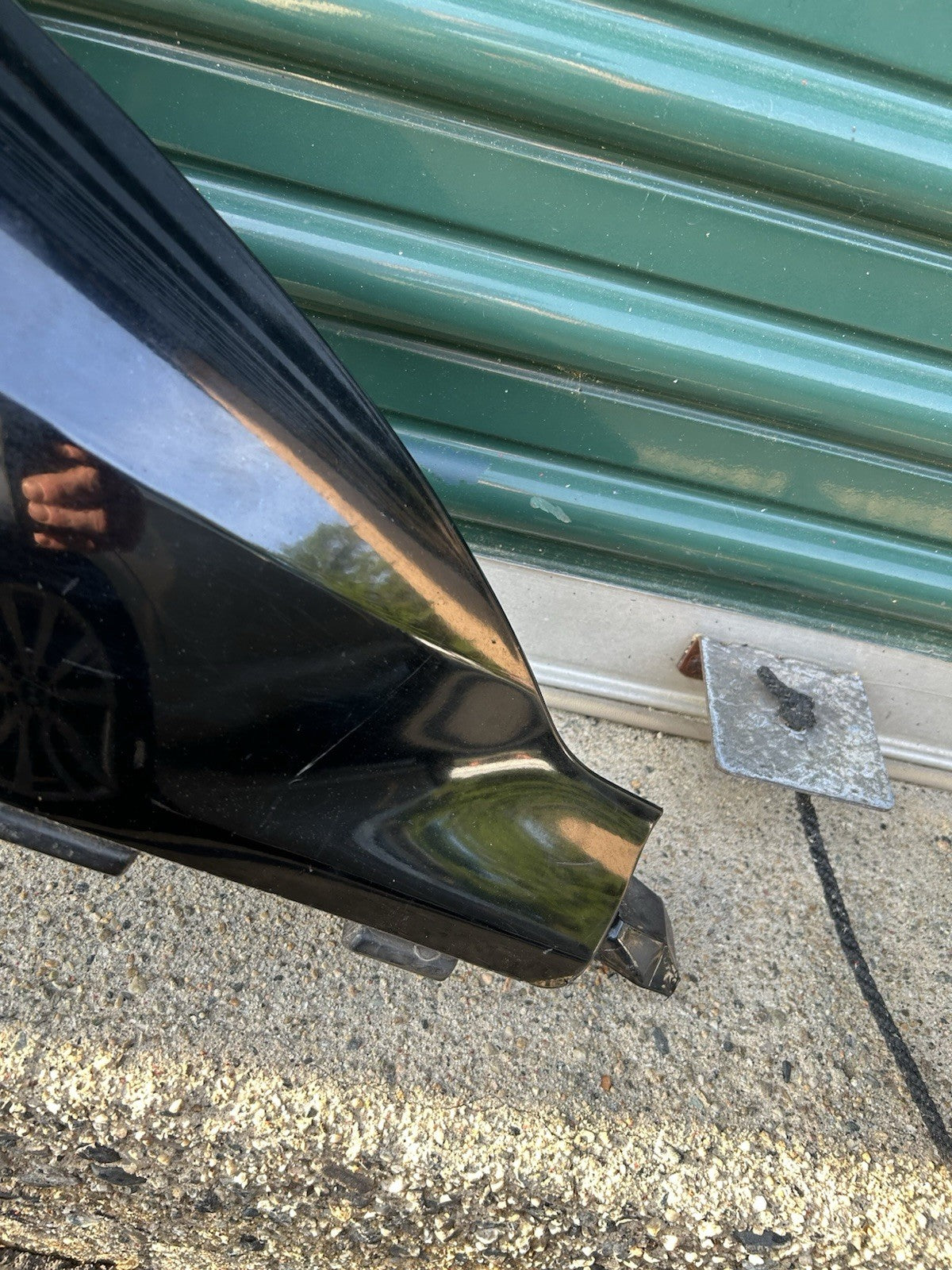 03-09 LEXUS GX470 FRONT RIGHT  FENDER FLARE TRIM MOLDING COVER BLACK 202