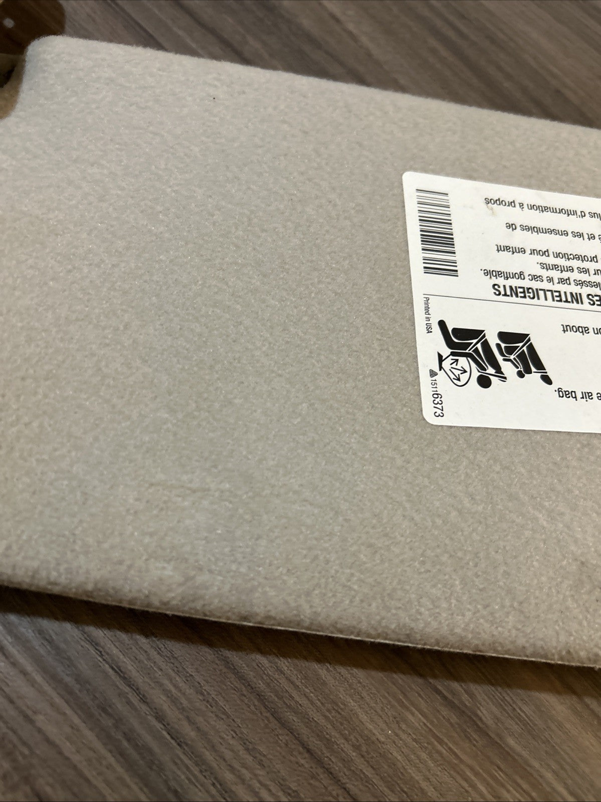 2004-2011 CHEVROLET COLORADO GMC CANYON SUN VISOR SHADE PASSENGER SIDE GRAY