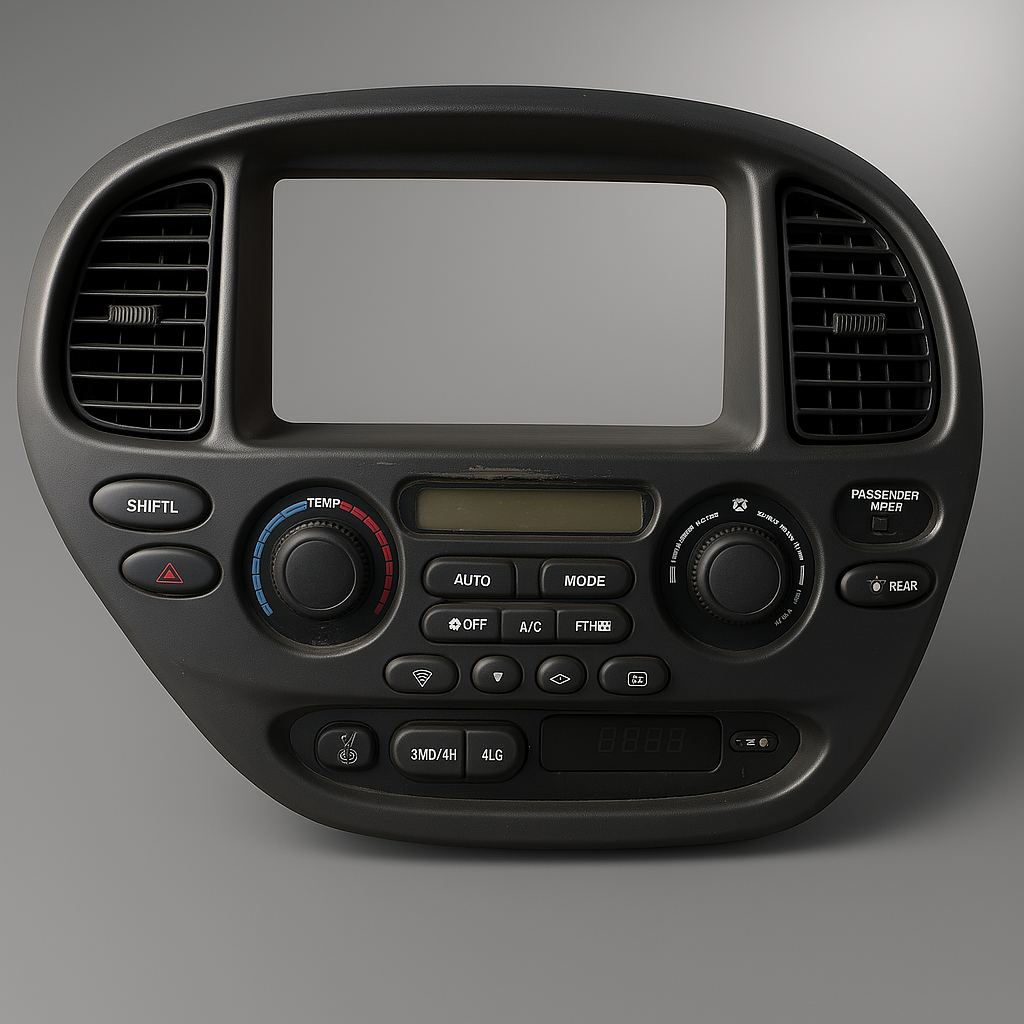 2001-2007 Toyota Sequoia 4x4 Heater Control Knob Switch Panel Radio Bezel OEM