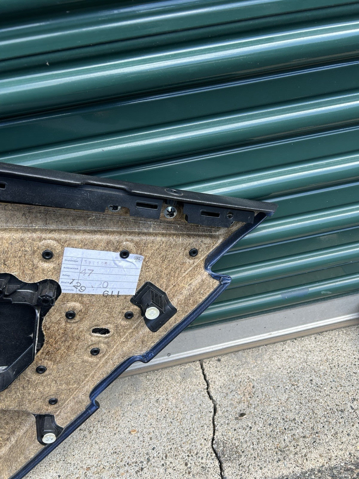 BMW E60/E61 5-Series Rear Left Door Panel Dakota Naturbraun Black OEM