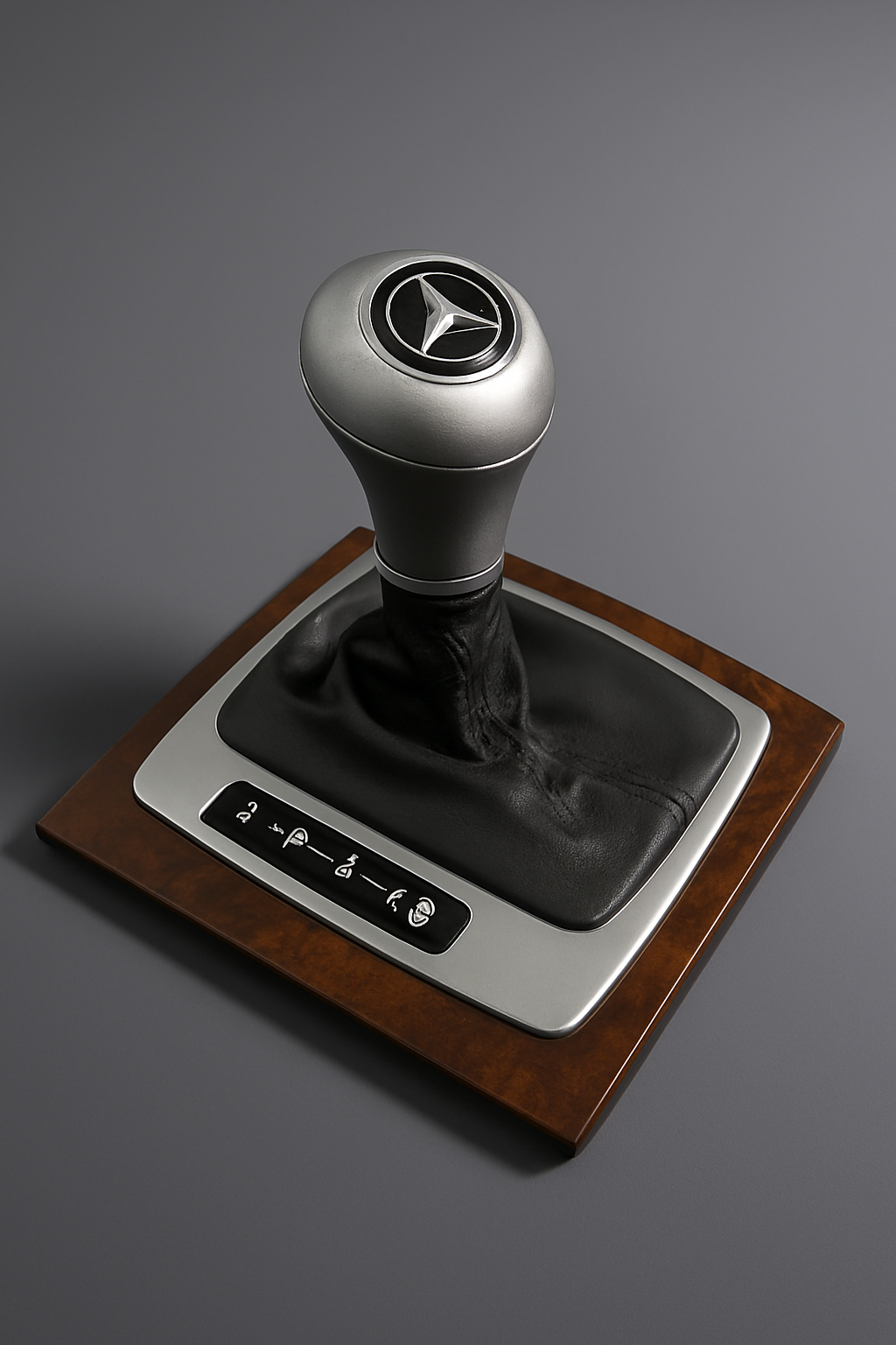 08-14 Mercedes W204, C300 Auto Shift Knob Boot & Base Trim Wood Trim