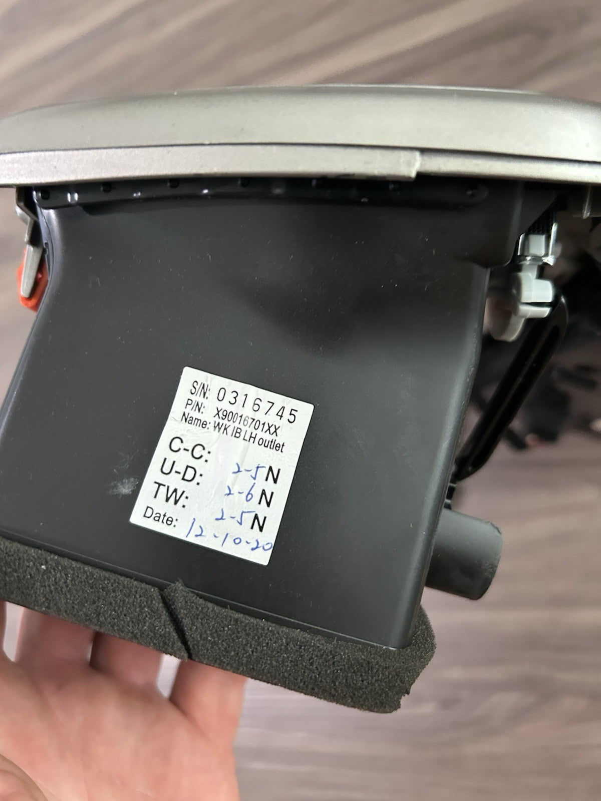 2014-2015 Jeep Grand Cherokee Temperature Control Unit Bezel P56054380AE