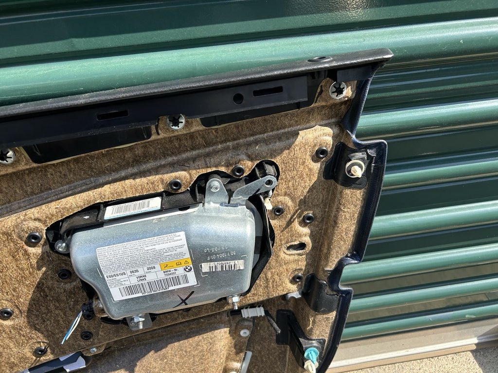 BMW E60/E61 5-Series Front Left Driver Door Panel Dakota Naturbraun OEM