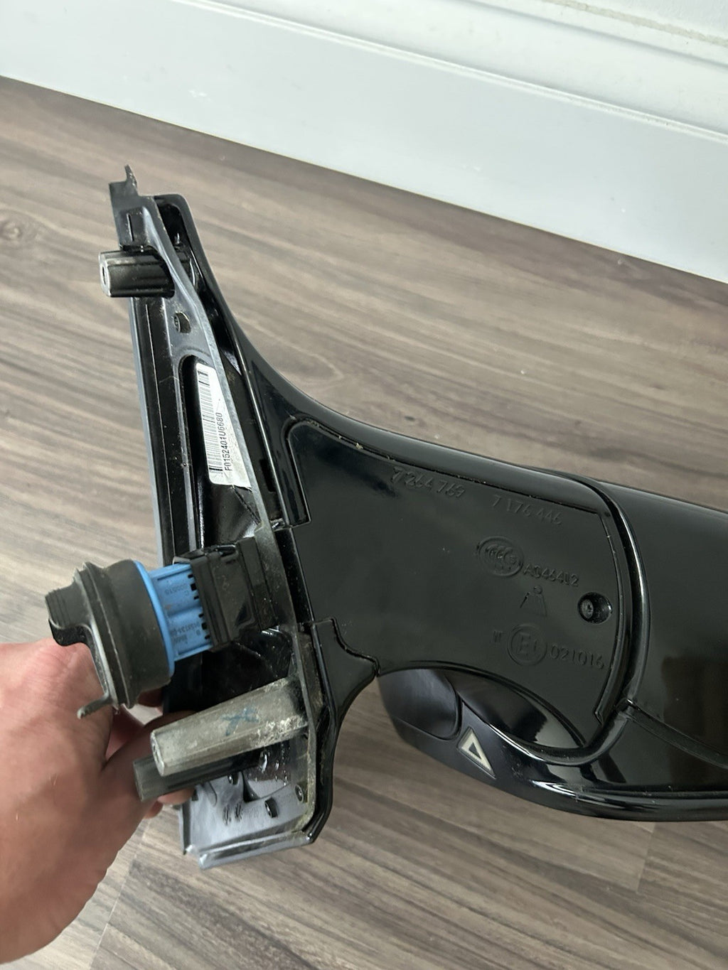 Left Mirror Heated Camera Fits 10–12 BMW 7-Series Black 475-9 OEM