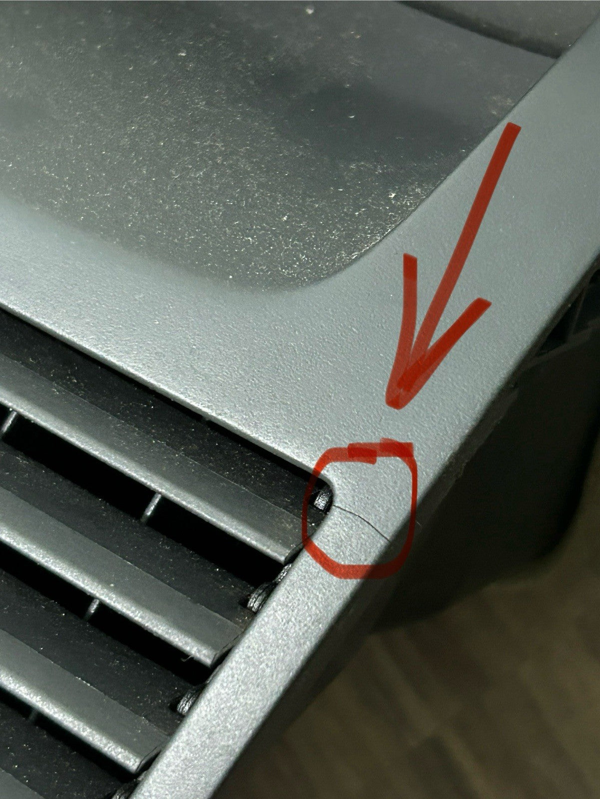 2004-2008 Toyota Solara Center Dash Vent Air Vent Trim Bezel Clock Info P5430 DG