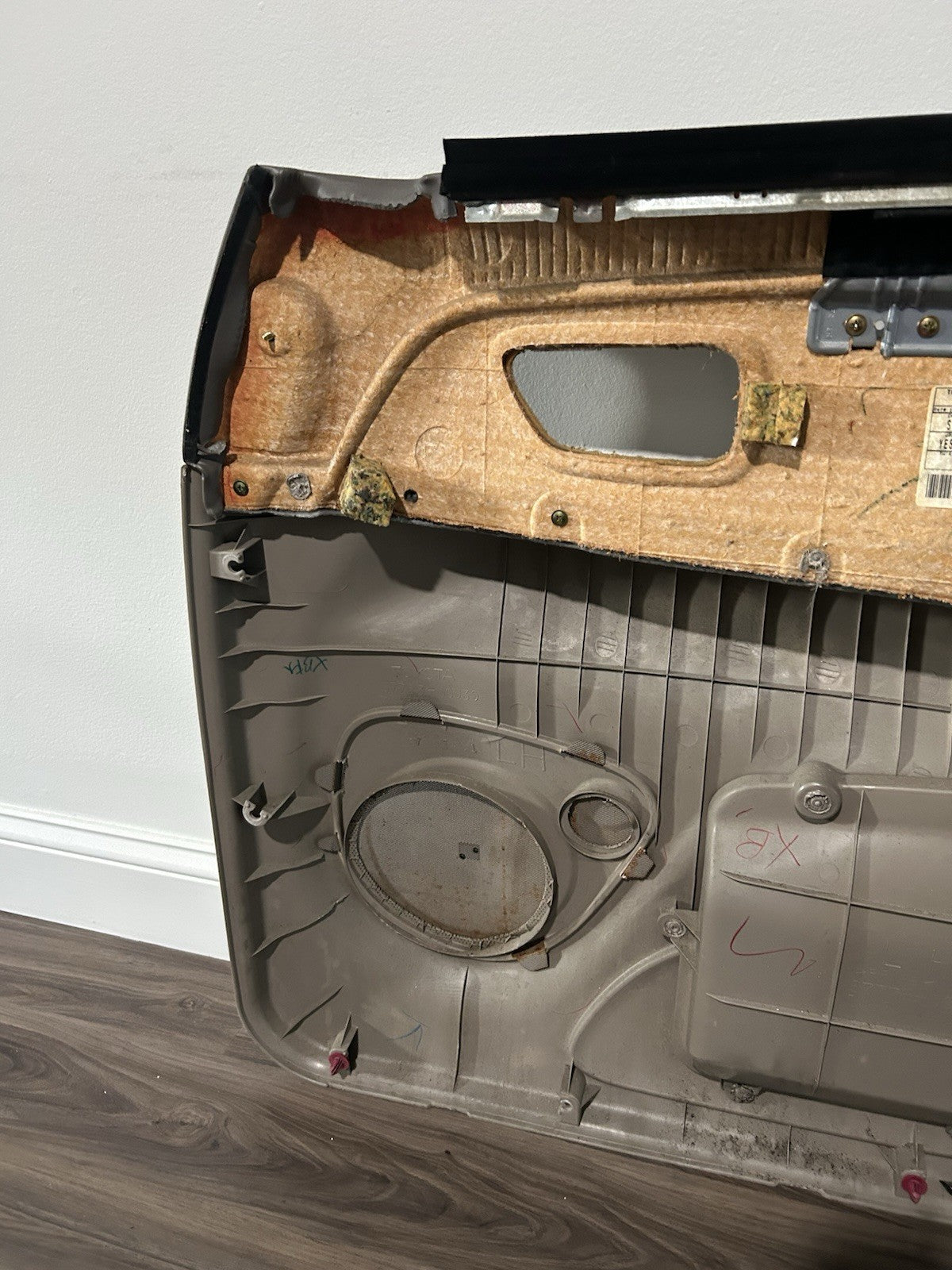 2001 2002 2003 2004 Toyota Sequoia Left Driver  Front Door Panel Trim Brown OEM