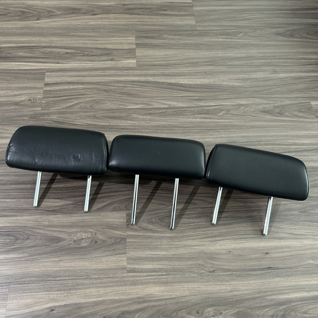 10-15 Lexus RX350 Second 2nd Row Left Right Center Headrest Set Leather Black