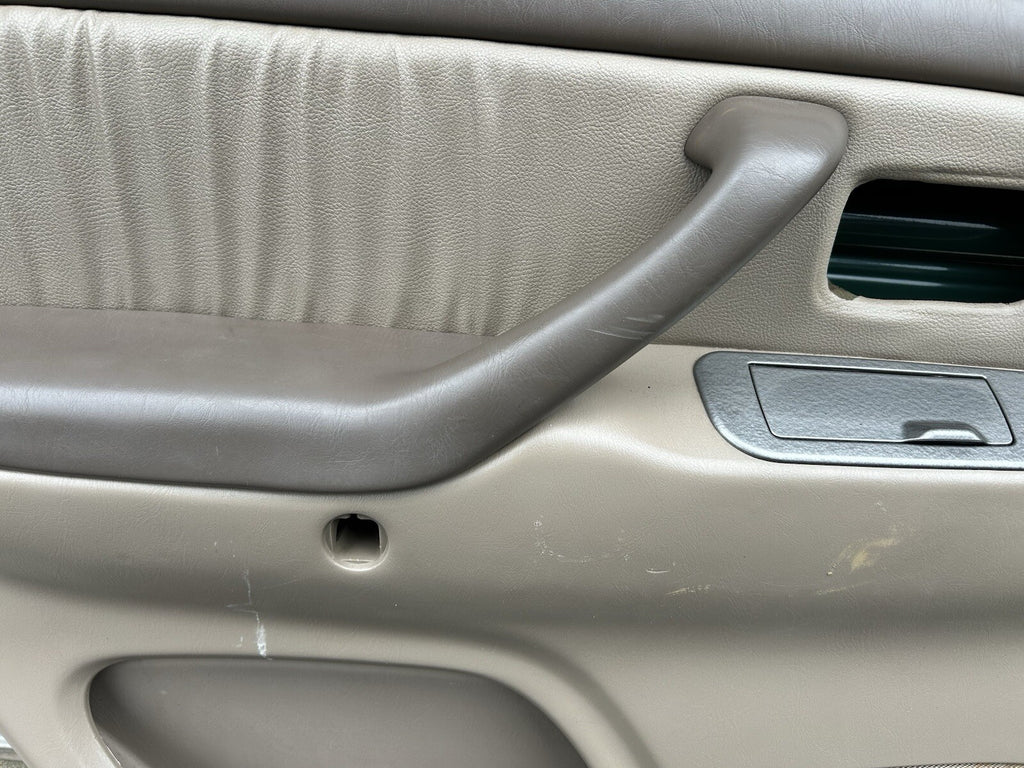 2001-2007 TOYOTA SEQUOIA REAR LEFT DRIVER SIDE DOOR PANEL TRIM TAN OEM
