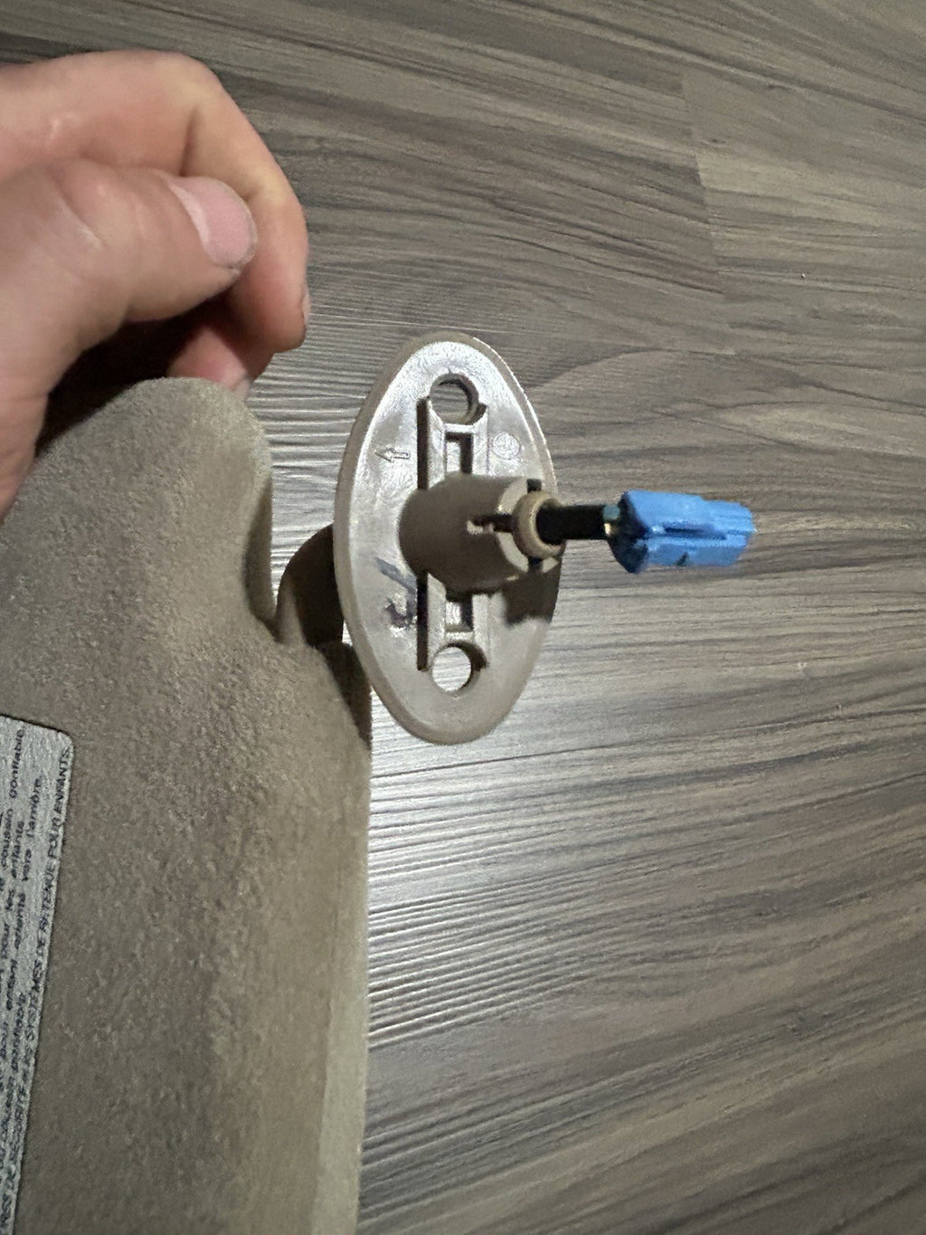 1996-2002 Toyota 4Runner Driver and Passenger Side Sun Visor Set Pair Tan color