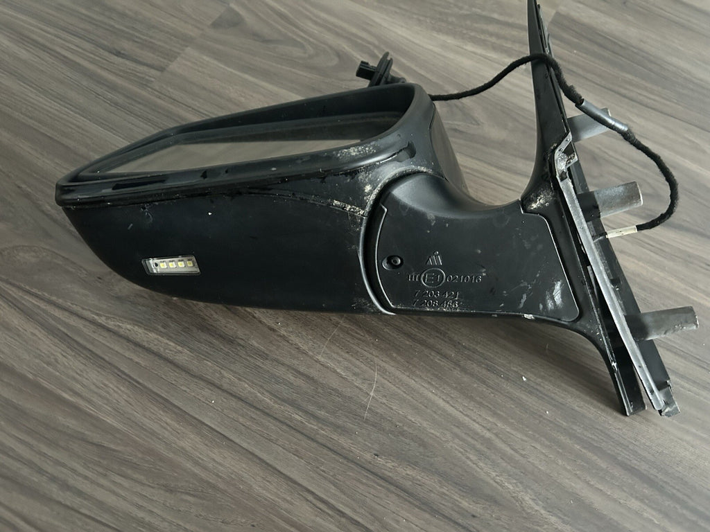 BMW E60 E61 2008 LEFT DRIVER SIDE DOOR AUTO FOLD DIM HEATED MIRROR OEM Black