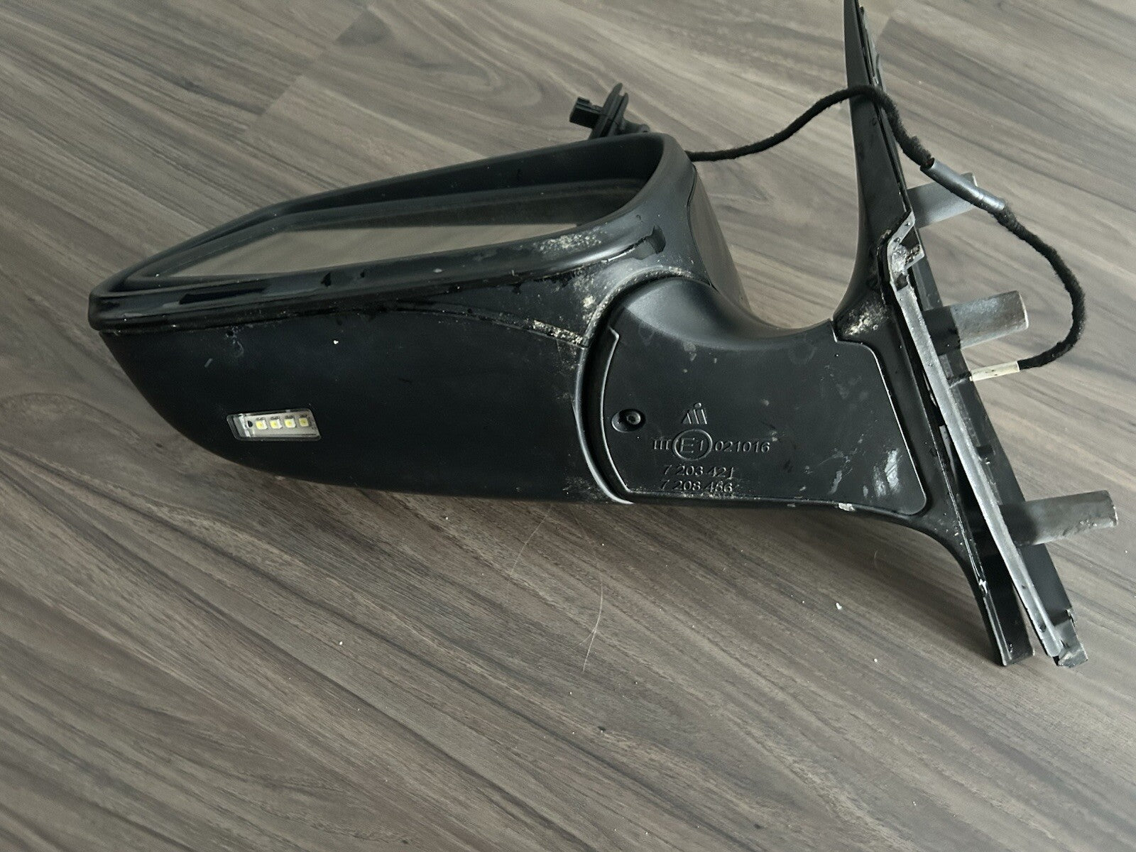 BMW E60 E61 2008 LEFT DRIVER SIDE DOOR AUTO FOLD DIM HEATED MIRROR OEM Black