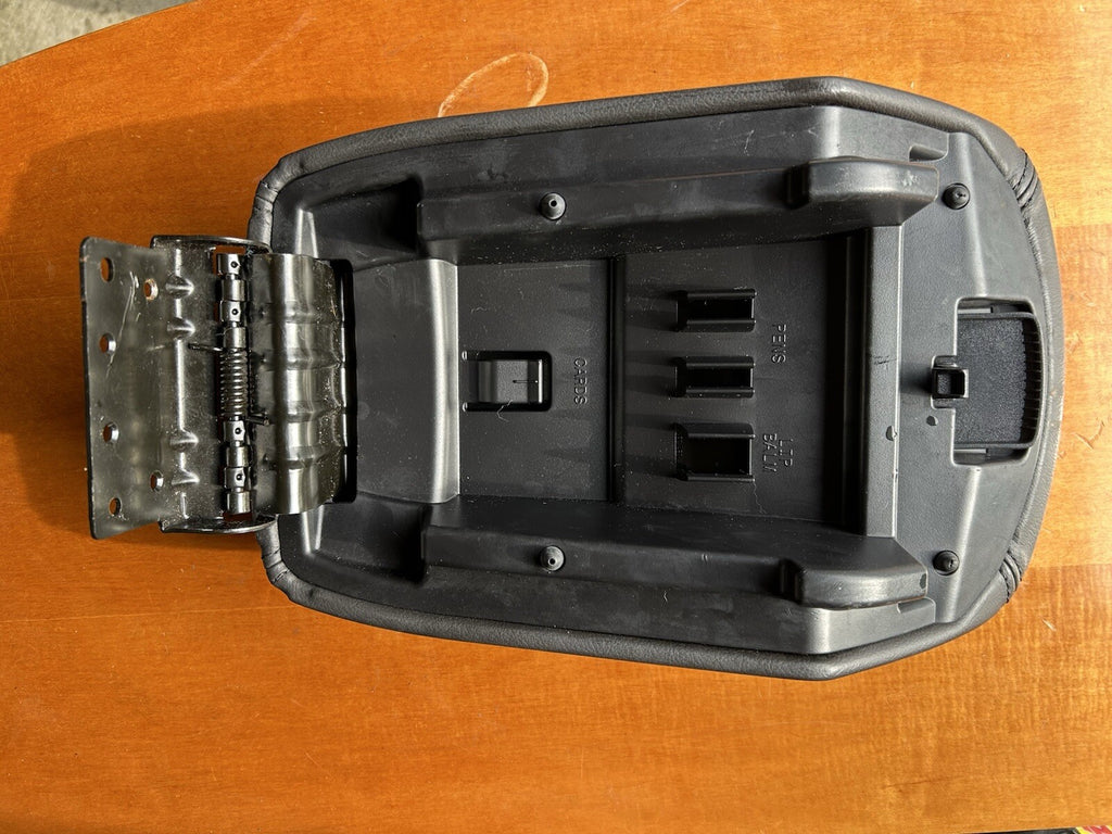 2011-2015 Ford Explorer Center Console Lid Armrest Arm Rest Black Leather OEM