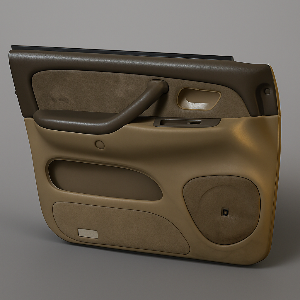 2001 2002 2003 2004 Toyota Sequoia Left Driver  Front Door Panel Trim Tan OEM