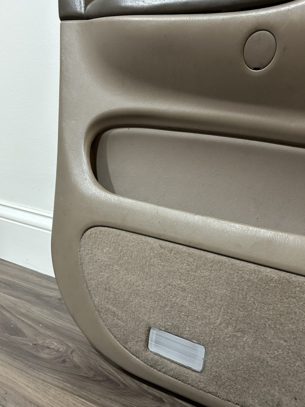 2001 2002 2003 2004 Toyota Sequoia Left Driver  Front Door Panel Trim Tan OEM