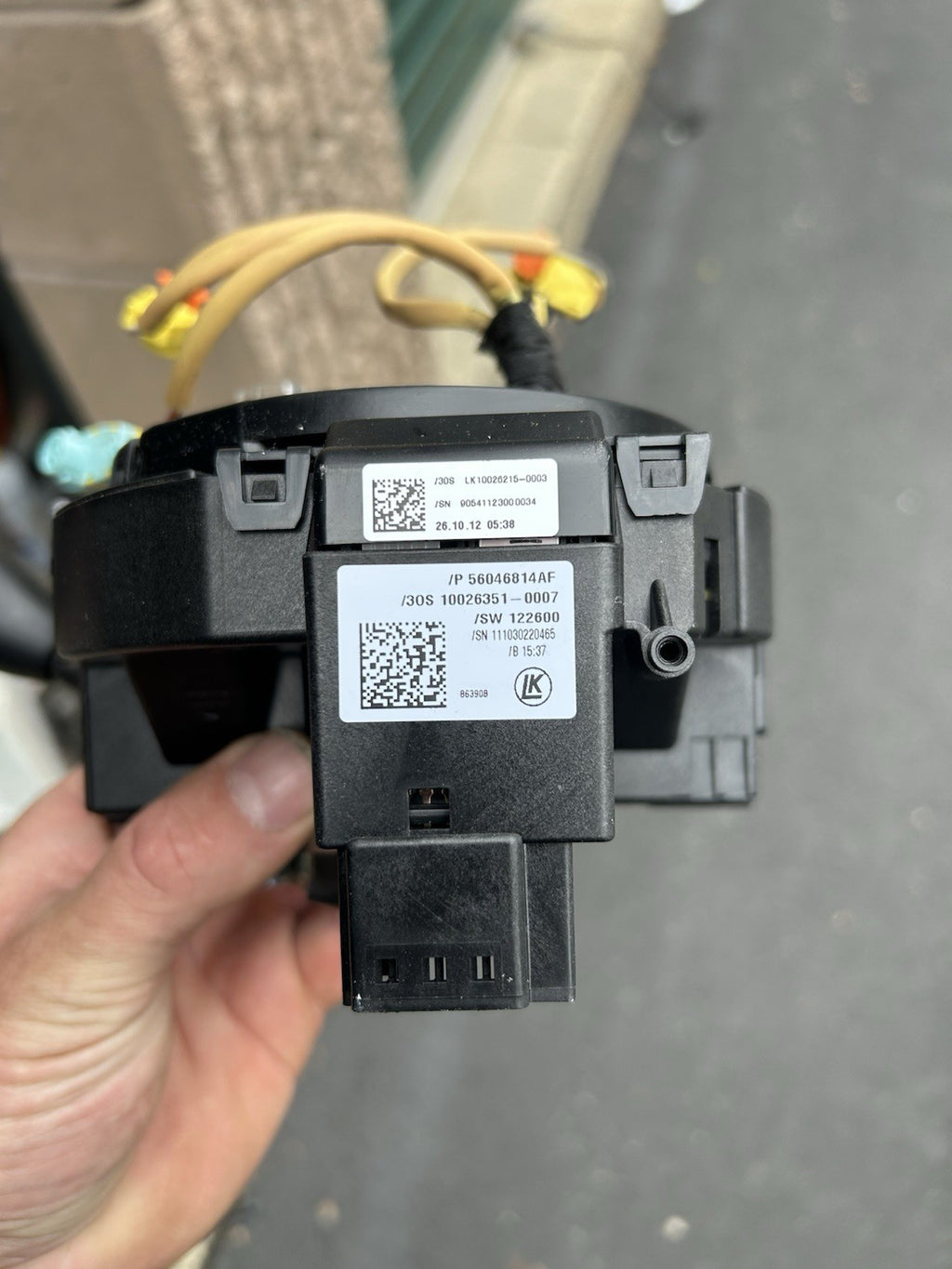 2013-2016 Dodge DART Turn Signal Wiper Switch w/ Clock Spring  56046814AF OEM