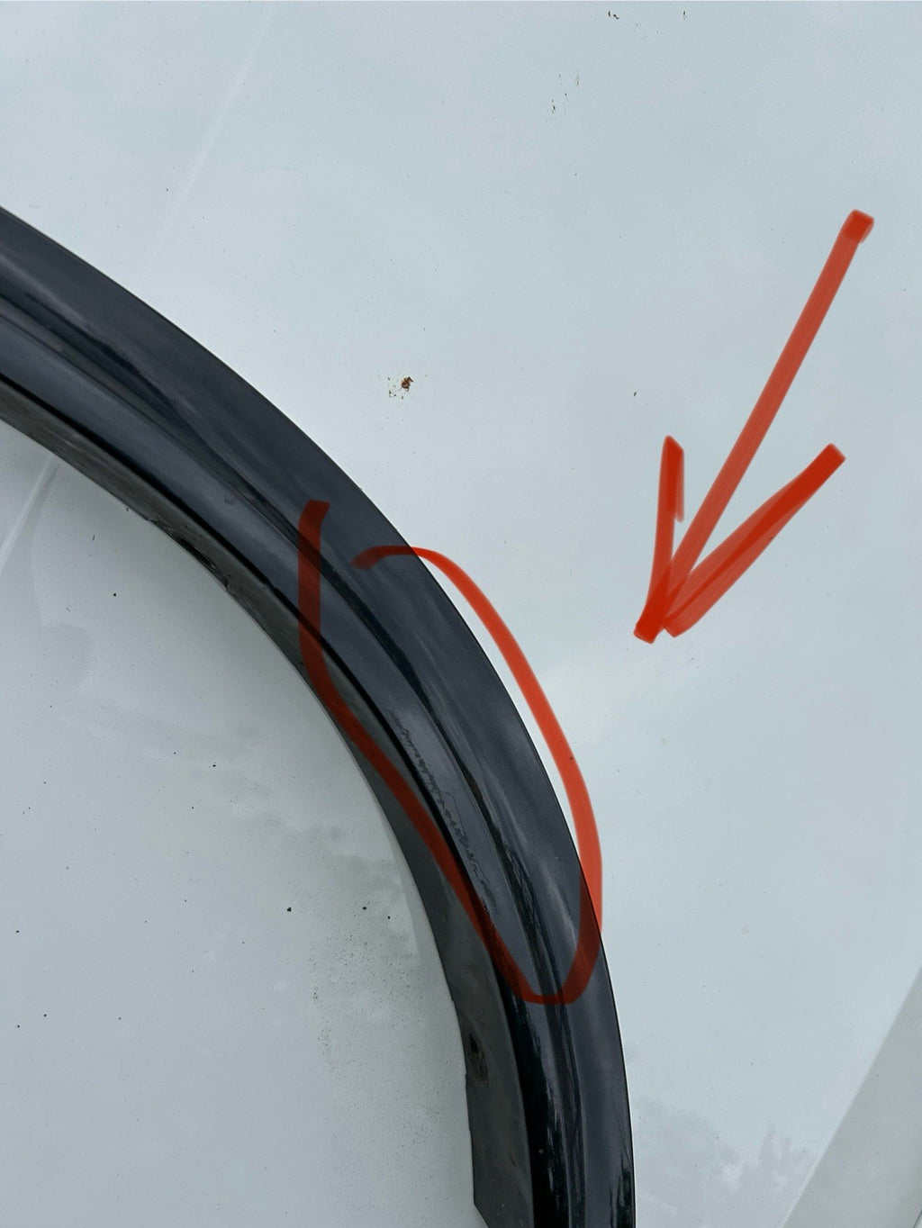 OEM BMW F15 X5 14-18 Right Passenger Rear Fender Flare Wheel Arch 20" Wheels