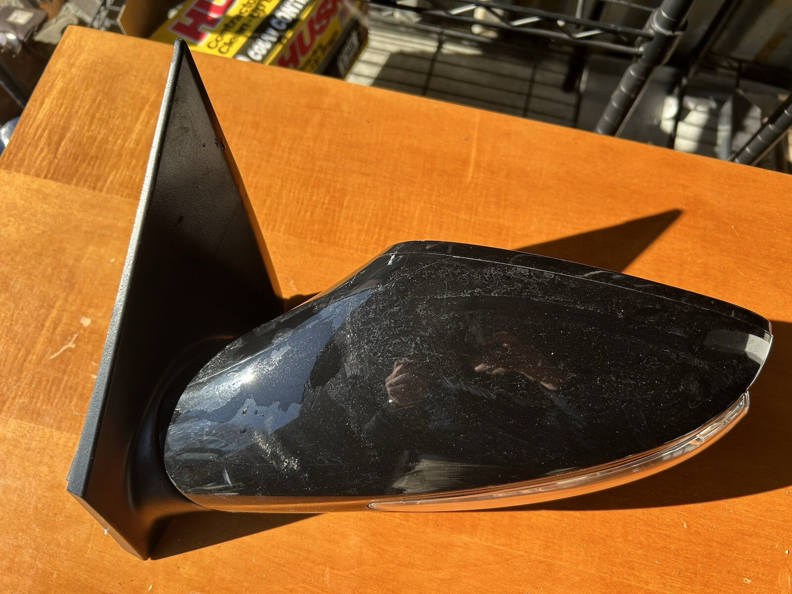 2011-2015 Hyundai Sonata Hybrid Left Driver View Door Mirror Black